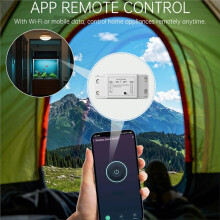 Interruttore Luce Intelligente Tuya WiFi 10A Modulo Timer Relè Controllo Remoto Vocale Wireless per Casa Intelligente