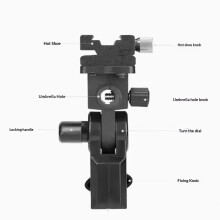Universal Flash Mount For Most Standard Light Stands Tripods Photography