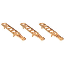 3X Supporto per Bicchieri da Vino, Vassoio da Portata In Legno per Bevande, con 6 Bicchieri, Portabicchieri In Vetro, Supporto per Bicchiere da