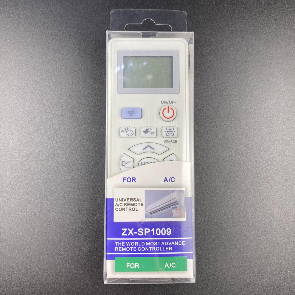 Zxsp1009 Replacement Remote Control Universal For Various Air Conditioner Model 7695001226691