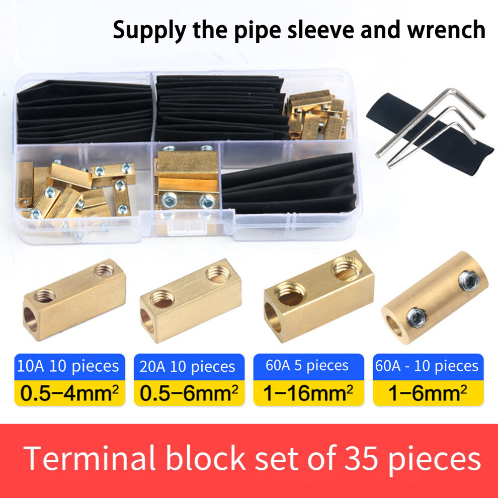 Quick Wiring Connection Terminals Metal Terminals Block With Heat Shrink Tubing 7755000644732