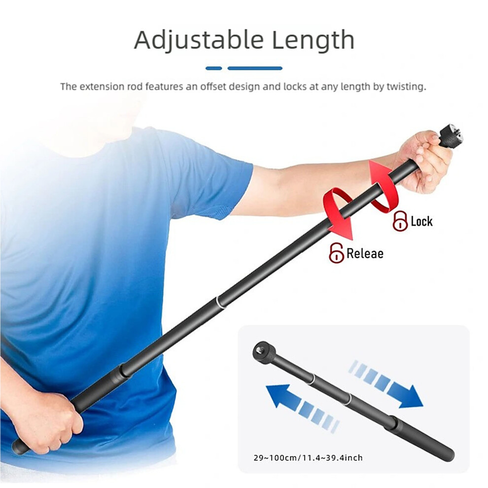 Flexible Handheld Selfie Stick Extension Rod For Sports Camera Smartphone 7695001169646