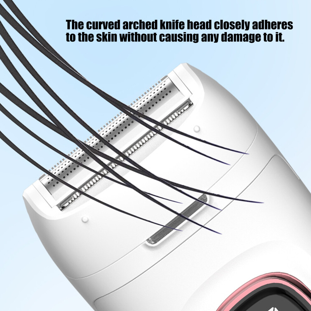 Electric Hair Removal Device Women Face Cleansing Massager Shaving Tool