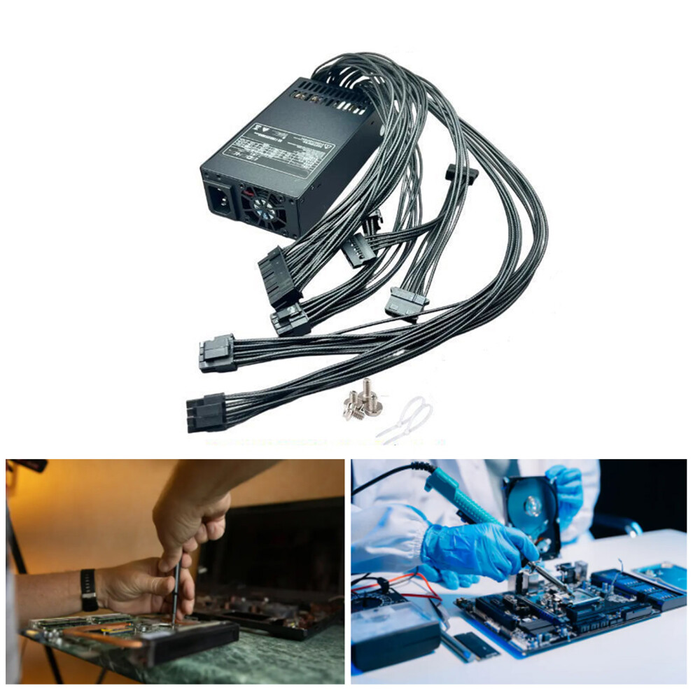 Full Module Small 1U Power Supply 500W/600W/700W/850W Module Power Supply 850W White 7695001178266