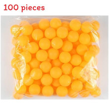 (Yellow)100 Stück weiße und farbige Tischtennisbälle mit Logodruck für Eventaktivitäten