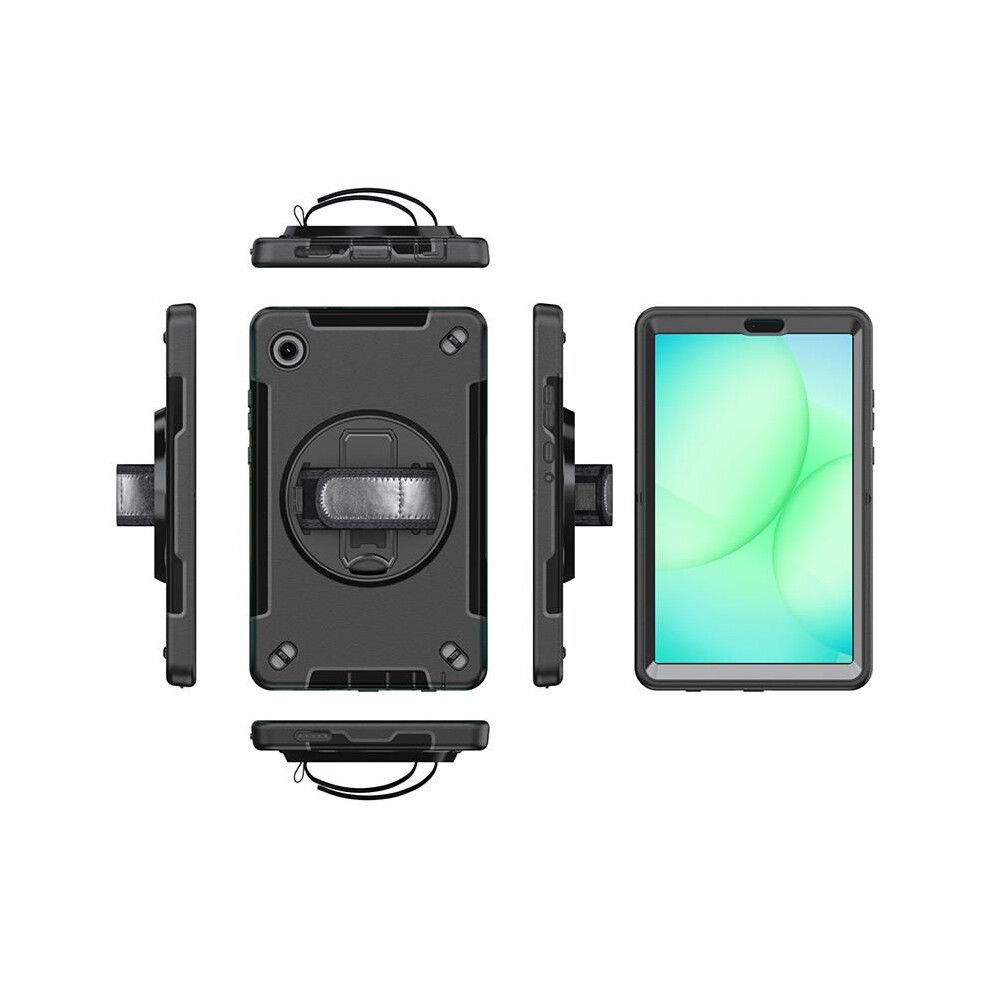 Estuff Galaxy Tab A11 Ohio Defender Case - Black 5715328138360