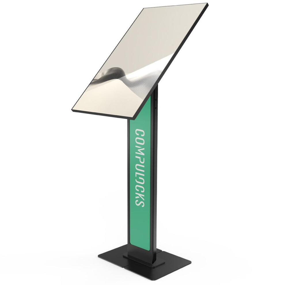 Compulocks Brandable Vesa Floor Stand For Screens Up To 32 Inches - Black 810157342515