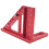 Woodworking Carpenter Square Hole Scribing Ruler Measuring Ruler with Angle Pin Construction Precision Woodworking Tool 2