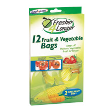 Sealapack Fresh For longer Fruit & Veg Bags 12 Pk,