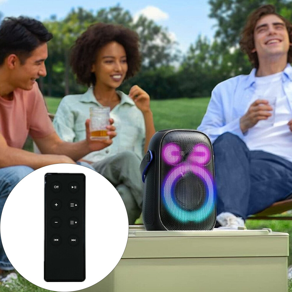 Portable Remote For Speaker Systems Simple Interfaces Plastic Construction 7695001235563