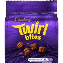 Cadbury Twirl Bites Bag, Smooth & Swirly Milk Chocolate Pieces, 85 g (Pack of 1)