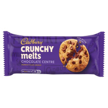 Cadbury Crunchy Melts Chocolate Centre Chocolate Chip Cookies, 156 g