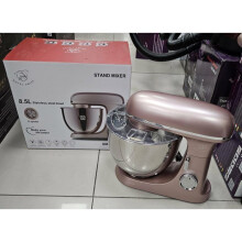 Pétrin - ROYAL SWISS - 8,5 L - 2000 W - Acier inoxydable - Design stable et robuste