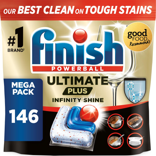 Finish Finish Dishwasher Tablet, Ultimate Plus Infinity Shine, 146 Tabs (73