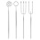 4pcs Stainless Steel Chocolate Dipping Tools Set for Candy Making, Truffles, Cake Decorating 1