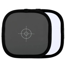 Multifunctional Reflector with Black White and Gray Surfaces for Studio Photography
