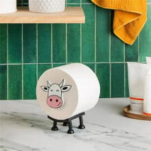 Toilet Paper Roll Holder Funny 3D Printed Roll Holder Cute Bathroom Decor Paper Towel Organizer