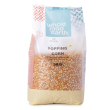 Wholefood Earth Popping Corn 3kg | Natural | GMO Free |