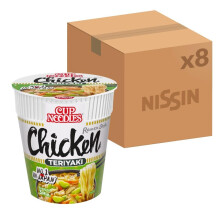 NISSIN Cup Noodles Chicken Teriyaki Flavoured Instant Noodles, 70 g