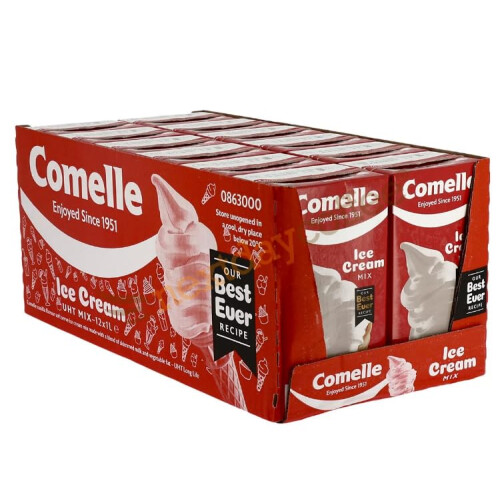 Comelle Ice Cream Mix Vanilla Soft Serve | Instant Ready to Freeze |