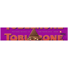 Toblerone Milk Chocolate Honey Almond Nougat Fruit & Nut Large Bar, 360 g