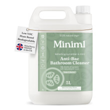 Miniml Anti-Bac Bathroom Cleaner Spray, 5L Refill - Cucumber & Mint Scent, Remov