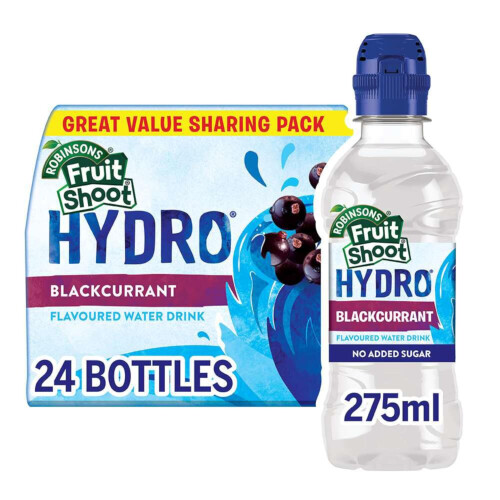 FRUIT SHOOT Hydro Flavoured Water, Blackcurrant 24 x 275ml
