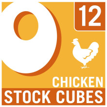 OXO 12 Chicken Stock Cubes – Savoury Chicken Flavour, Ideal for Soups, Stews, Gr