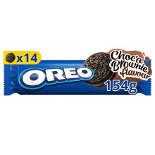 Oreo Sandwich Biscuit Filled with Choco Brownie Batter Flavoured Creme, 154 g (P