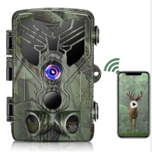 4K WIFI Hunting Camera Live Stream 30MP Night Vision Bluetooth Trail Camera APP Control for Wildlife Photo Traps