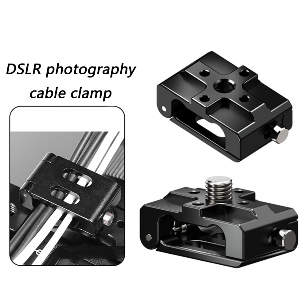 Professional Secure Aluminum Dslr Photography Cable Clamp For Fixing Camera 7695001174862