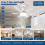 Ventilatore da Soffitto Silenzioso per Casa con Luce LED Notturna 40W e Telecomando 7
