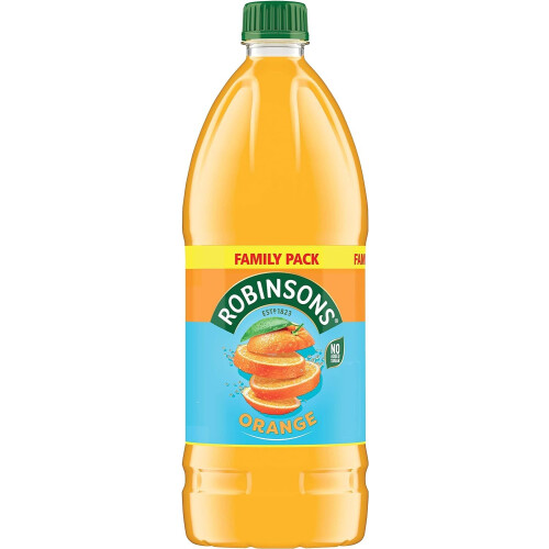 Robinsons Orange No Added Sugar Squash 2L
