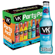 VK Party Pack 10 x 275ml | 3.4% ABV | Alcopops Party Pack | 10 Bottles | Vodka &