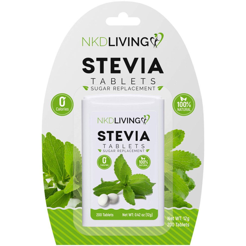 Nkd Living Pure Stevia Sweetener Tablets - 200 Tablets
