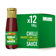 Lee Kum Kee Makrut Lime Leaf Flavoured Chilli Sauce, Vegan, 135 g