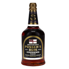 Pusser's Rum, Black Label Gunpowder Rum, 70 cl, 54.5 % ABV, Original