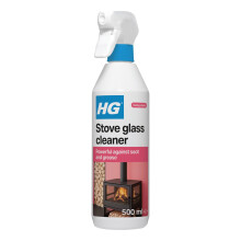 HG Stove Glass Cleaner Spray | Cleans Fireplace & Wood Burner Doors |