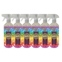 Fabulosa Antibacterial Disinfectant Spray, All Purpose Multi Surface Cleaner, 500ml, 6 pack, Rainbow Drops