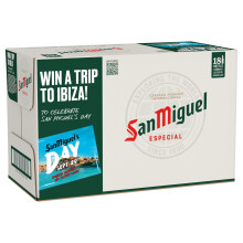 San Miguel Especial Premium Lager beer, 18 x 330ml bottle