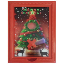 Frame Candy Dispenser Christmas Organizer Home Decor Christmas Candy Box Dispenser Photo Frame for Vending Bean Cereal