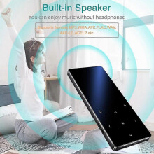 Mp3 Player with Bluetooth Speaker, Portable Walkman And Radio Fm Recording
