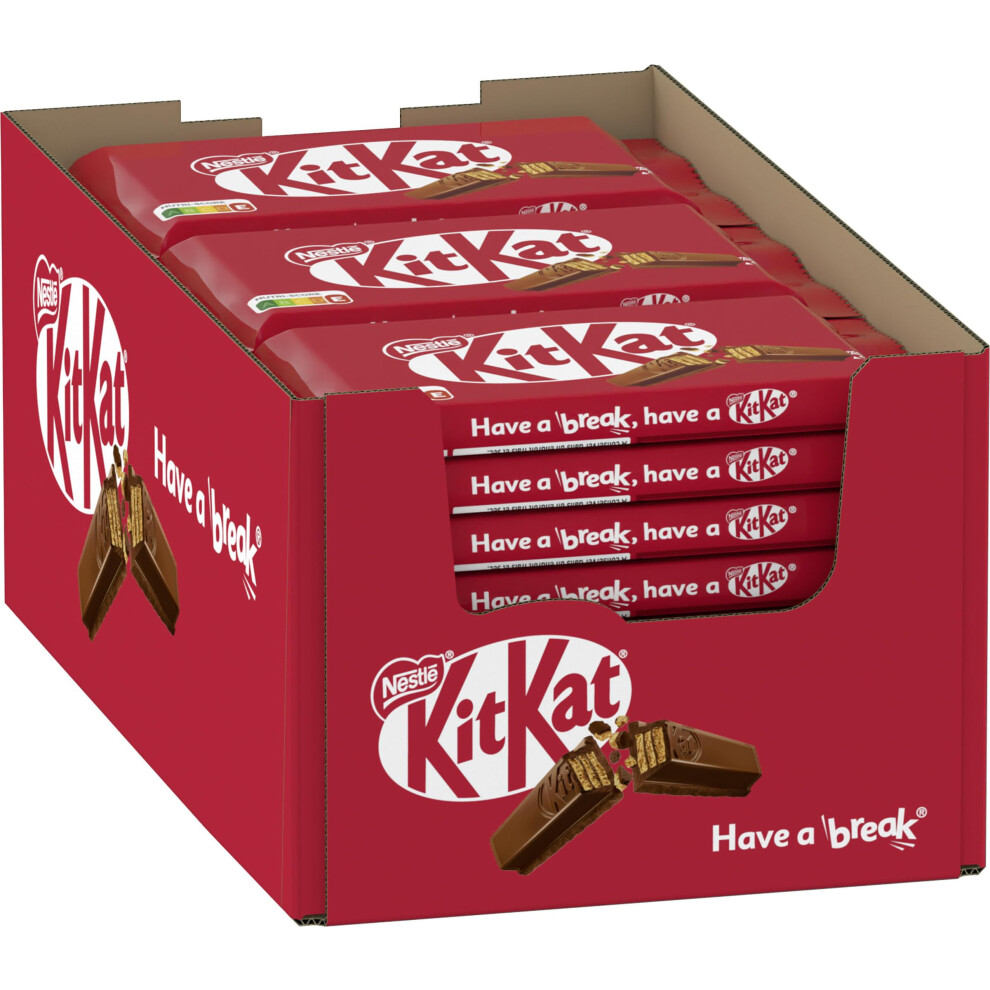 Kitkat Nestle Classic Chocolate Bar, Crunchy Bar With Milk Chocolate