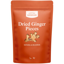 Everyday Superfood Dried Ginger Pieces 190g, No Crystallised Sugar