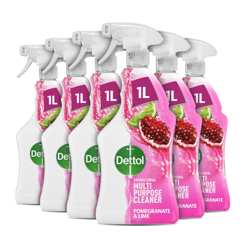 Dettol Dettol Spray, Antibacterial Multipurpose Cleaner, Pomegranate & Lime,