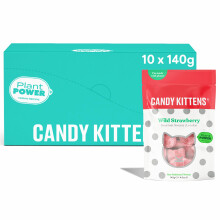 Candy Kittens Vegan Sweets, Wild Strawberry - Vegan Treats with Fruit