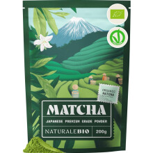 NaturaleBio Organic Premium Grade Japanese Matcha Powder L-Theanine