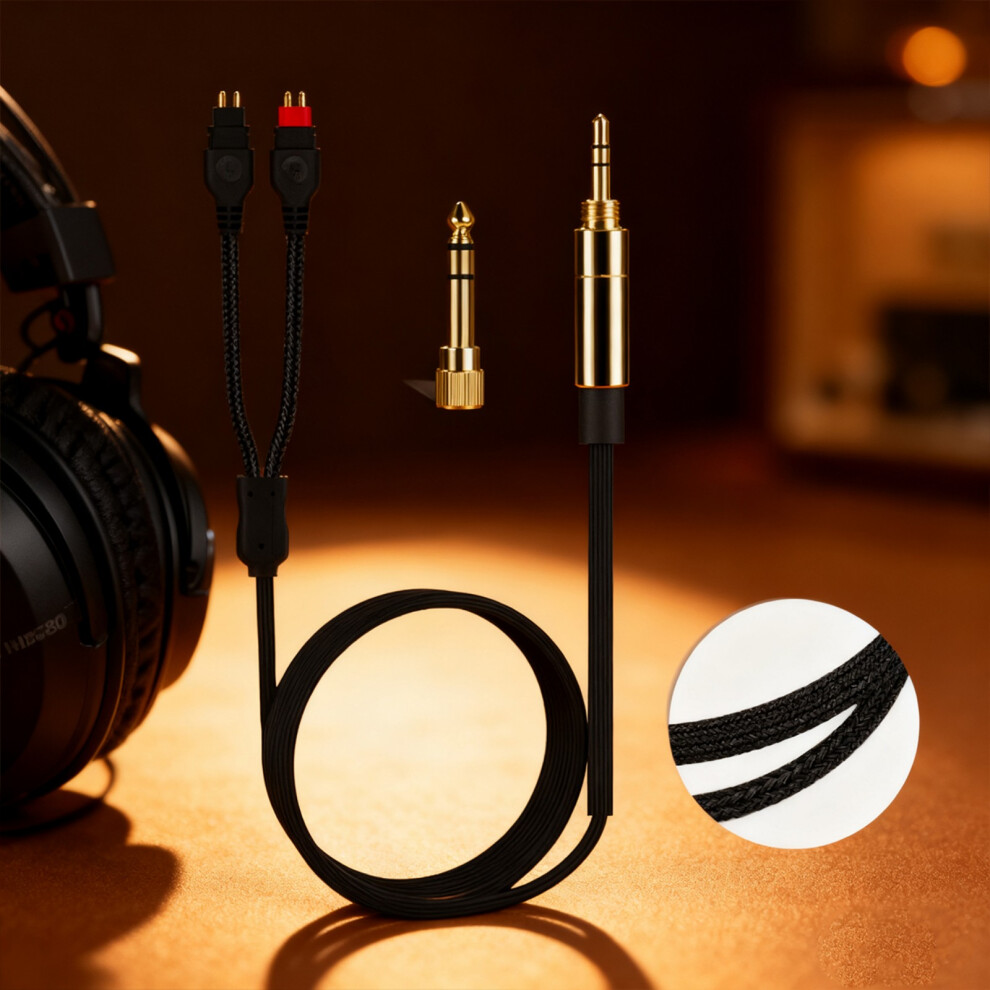 Reinforced Nylon Braided Headphone Cord For Hd580 Hd600 Hd650 Hd660 Hd660s 7695001245920