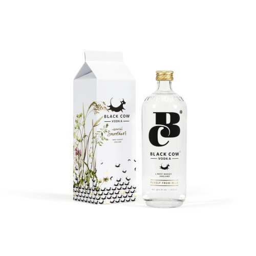 Black Cow Vodka | Milk Carton Gift Pack | Exceptionally Smooth |