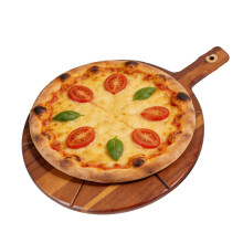 Two 32Cm Wood Serving Dishes Natural Materials Perfect For Entertaining Guests